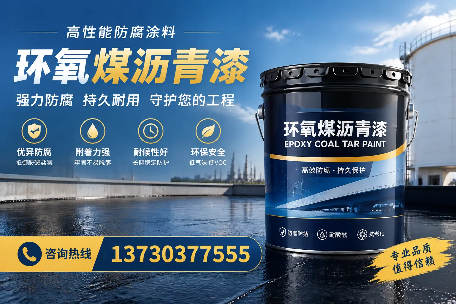 环氧煤沥青漆的耐久性分析，适合瑶海的使用场景